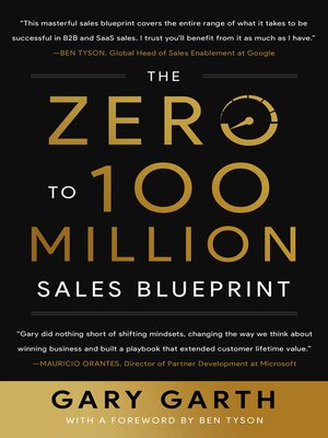 cover image of The Zero to 100 Million Sales Blueprint